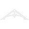 Ekena Millwork Pitch Sellek Architectural Grade PVC Gable Pediment, 36"W x 13 1/2"H x 1"P (9/12) GPP036X014X100SLK - alternate 4